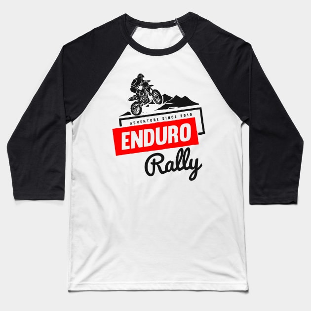 Enduro Baseball T-Shirt by Original_Wicked